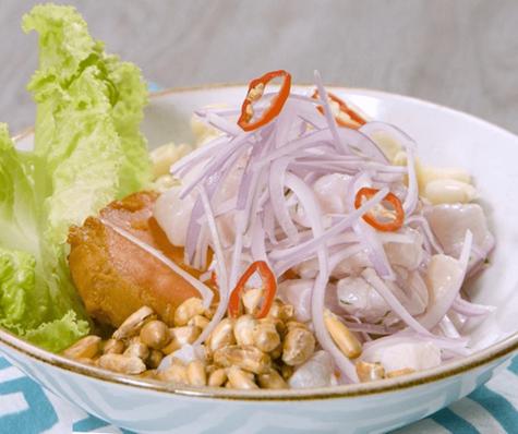 Ceviche de pescado. Ceviche de pescado.