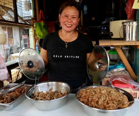 El “pagpag", el plato hecho con carne de la basura.   
