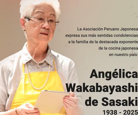 Condolencias de la Asociación Peruano Japonesa.    Condolencias de la Asociación Peruano Japonesa.