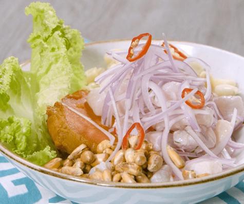 Ceviche peruano.    Ceviche peruano.