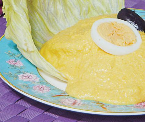 Crema huancaína. Crema huancaína.