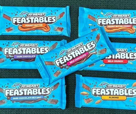 Chocolates Feastables. Chocolates Feastables.