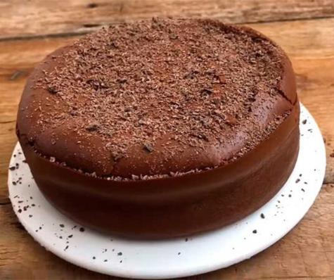 Torta de chocolate.   