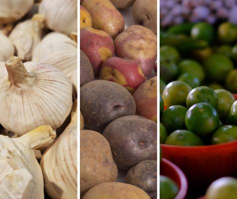 Precios de los alimentos en el Gran Mercado Mayorista de Lima.   