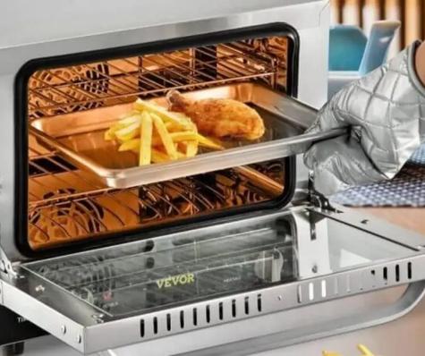 El horno de convección permite preparar platos saludables. El horno de convección permite preparar platos saludables.