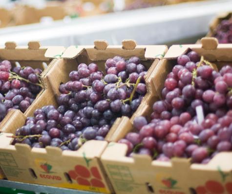 Importaciones de uva peruana.   