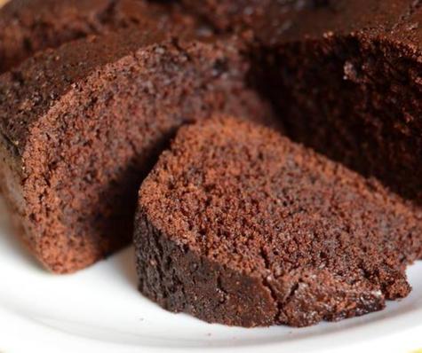 Budín de chocolate.   