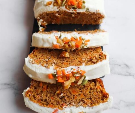 Queque de zanahoria.    Queque de zanahoria.