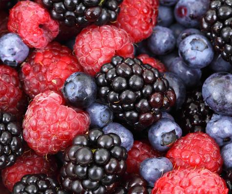 Fresa, frambuesa, mora y arándanos. Fresa, frambuesa, mora y arándanos.