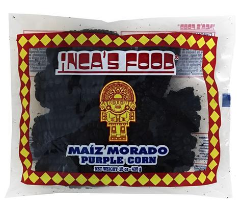 Maíz morado peruano. Maíz morado peruano.