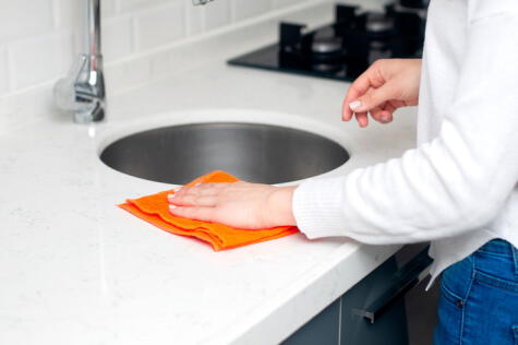 El secado el final de la limpieza evita el desarrollo de bacterias u óxidos.   
