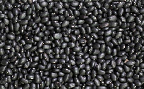 Los frejoles negros refritos se usan en la comida mexicana.   