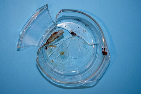 Los recipientes de vidrio comunes no soportan temperaturas más allá de los 100ºC.   