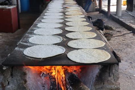 El casabe es una tortilla de y8uca muy consumida por la comunidad shipiba.   