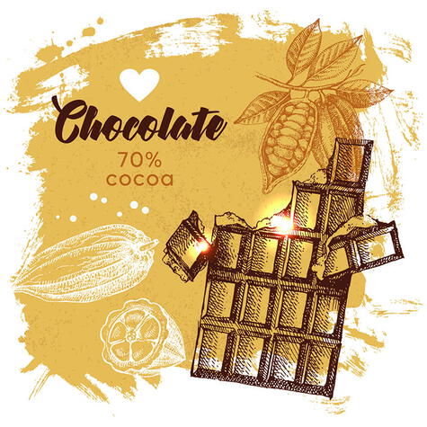 Los chocolates artesanales incluyen el porcentaje de cacao que tienen, y muchas veces, su origen. 
