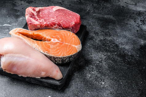 Las carnes fibrosas son una buena fuente de aminoácidos que nos ayudan a producir colágeno.    