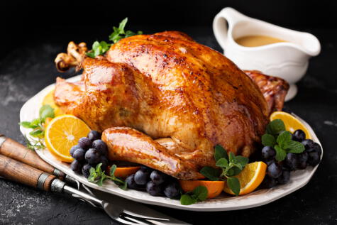 El pavo ganó protagonismo en la cena de Acción de Gracias en el siglo XIX.   
