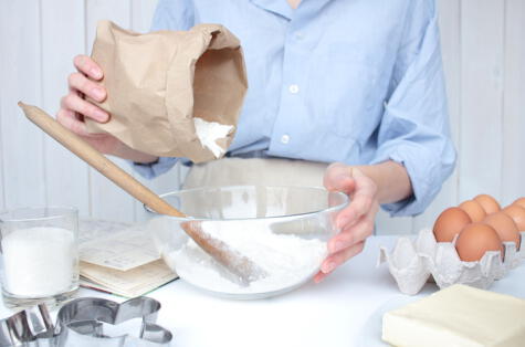 ¿Qué tipo de harina de trigo nos pide la receta? ¿Preparada o sin preparar?   