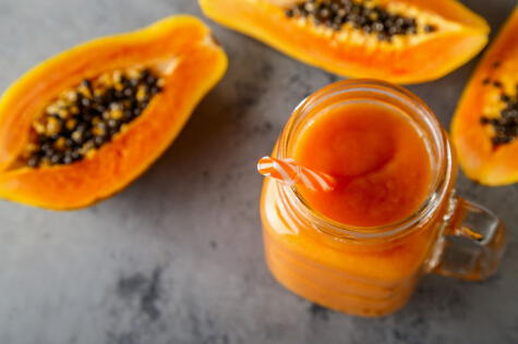 El juguito mañanero: la papaya es una de las frutas preferidas por los peruanos para hacer jugo.   