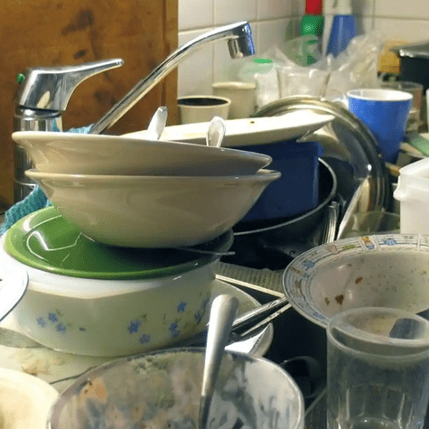 El fregadero de la cocina es lugar más sucio de una casa   