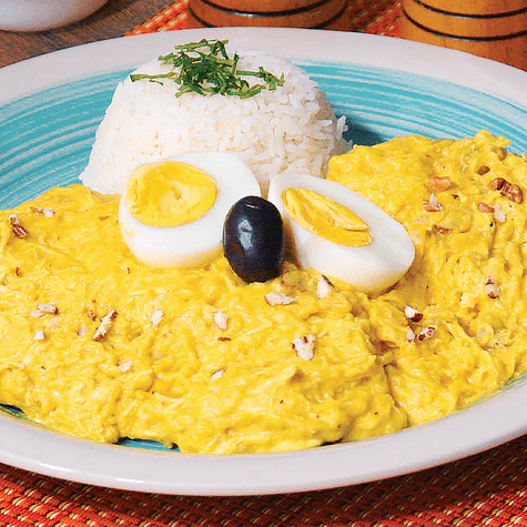 Ají de pollo.   