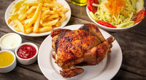 Pollo a la brasa.   