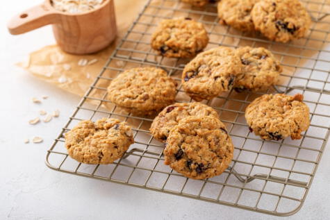 Galletas con pasas.   