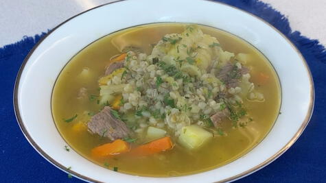 Sopa de trigo.   