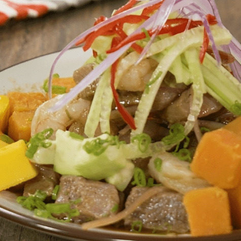 Ceviche Nikkei.   