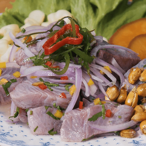 Ceviche de pescado. Ceviche de pescado.