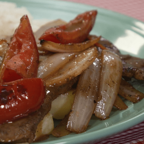 Hígado encebollado.   