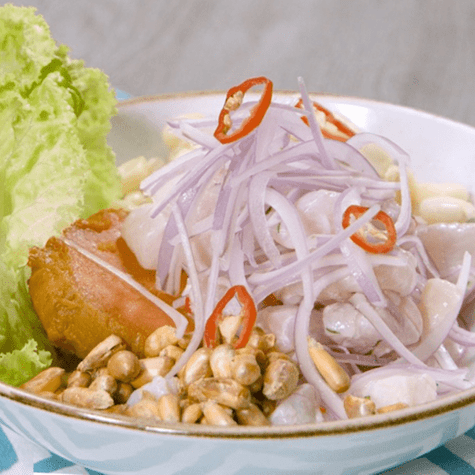Ceviche de pescado. Ceviche de pescado.