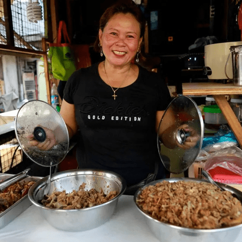 El “pagpag", el plato hecho con carne de la basura.   