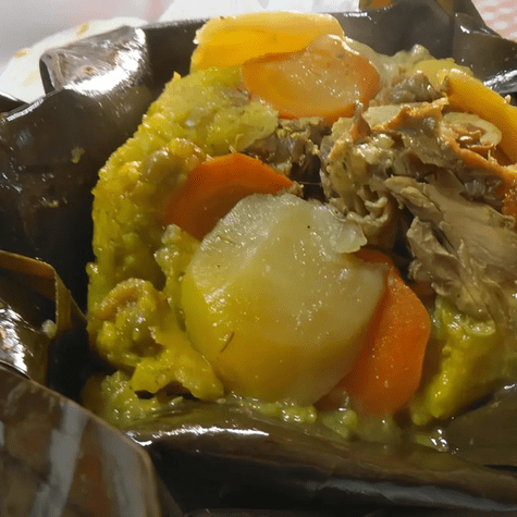Tamal tolimense. Tamal tolimense.