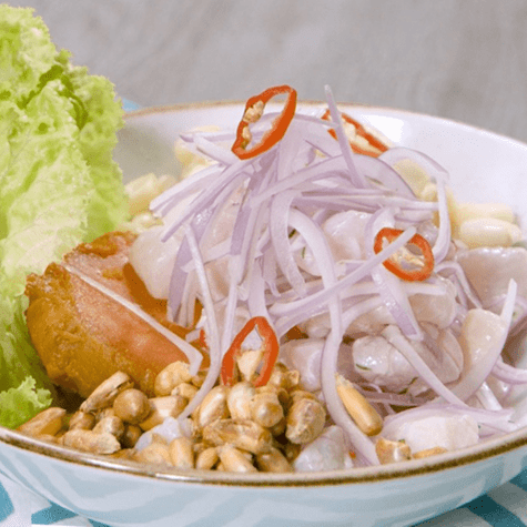 Ceviche de pescado. Ceviche de pescado.