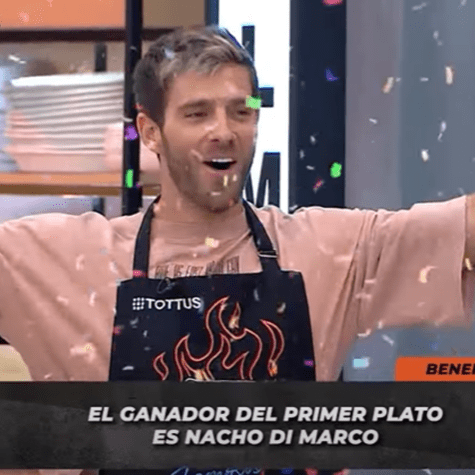Nacho Di Marco ganó el reto de la noche. Nacho Di Marco ganó el reto de la noche.