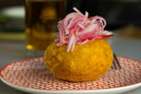 Papa rellena. Papa rellena.