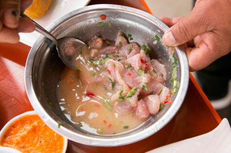 El ceviche más picante del mundo. El ceviche más picante del mundo.