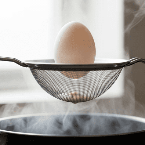 La forma más fácil de cocer el huevo es al vapor. La forma más fácil de cocer el huevo es al vapor.