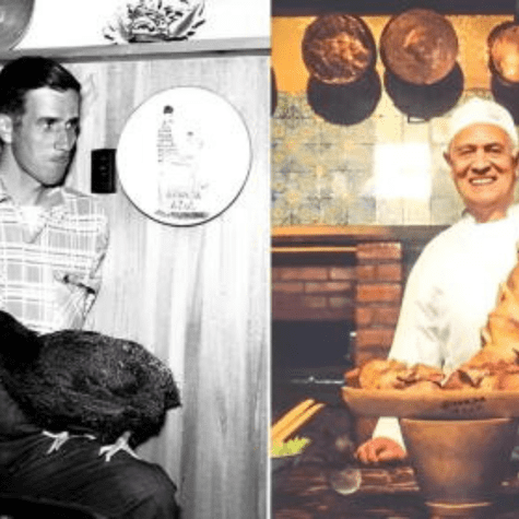 Roger Schuler y el "Rotombo". Roger Schuler y el "Rotombo".