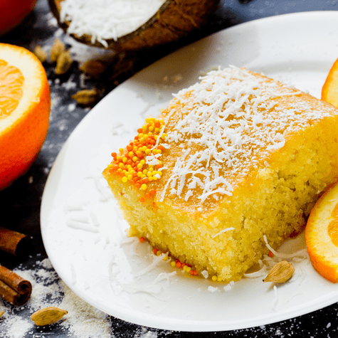 Budín de naranja. Budín de naranja.
