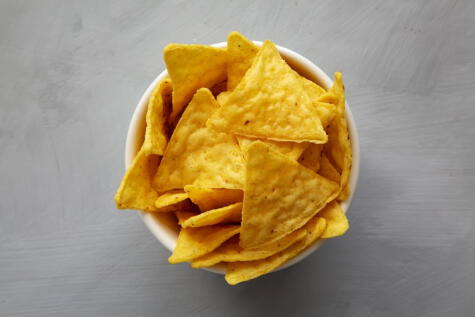 Colorante número 5 en nachos. Colorante número 5 en nachos.