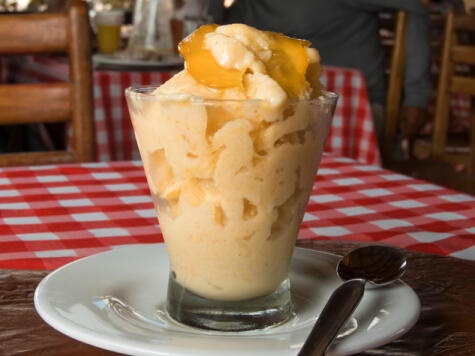El queso helado se encuentra entre los mejores postres del mundo.   