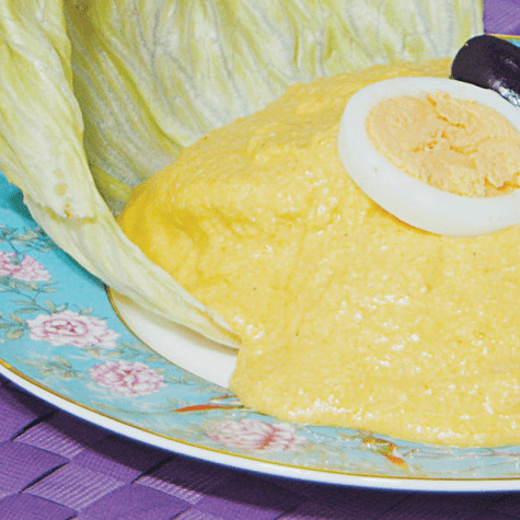 Crema huancaína.   
