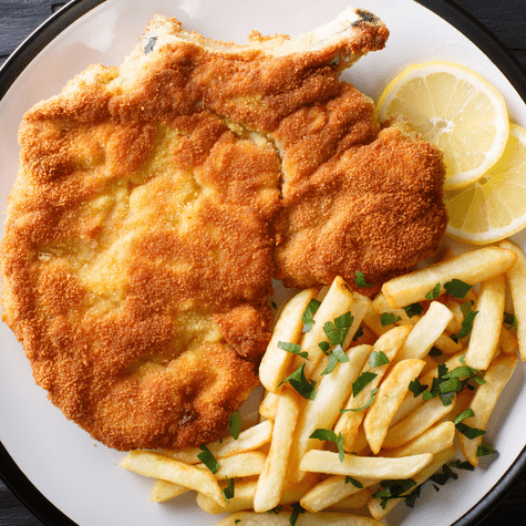 Milanesas doradas y crocantes, empanizadas con avena: una opción saludable y deliciosa. Milanesas doradas y crocantes, empanizadas con avena: una opción saludable y deliciosa.