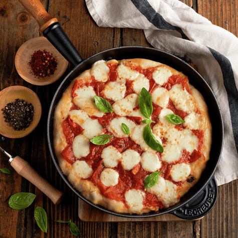 Pizza casera lista en 40 minutos y sin horno Pizza casera lista en 40 minutos y sin horno