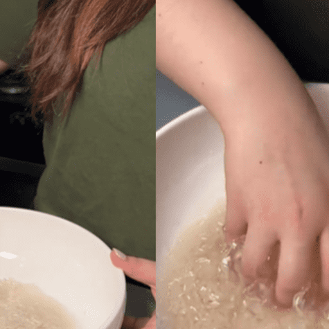 La ingeniera en alimentos Mariana Zapién explica en un vídeo de Instagram los beneficios de lavar el arroz antes de cocinarlo. La ingeniera en alimentos Mariana Zapién explica en un vídeo de Instagram los beneficios de lavar el arroz antes de cocinarlo.