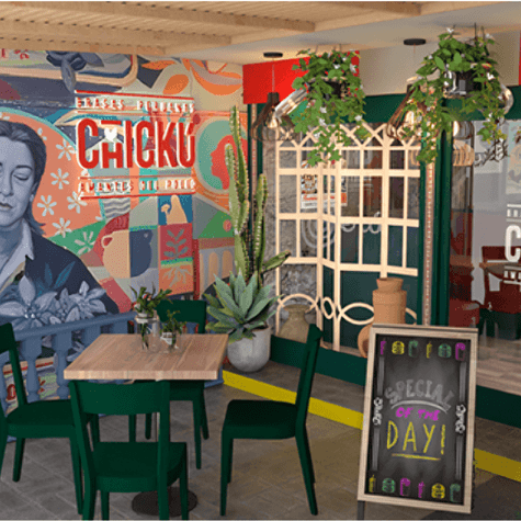 Restaurante peruano Chickú. Restaurante peruano Chickú.