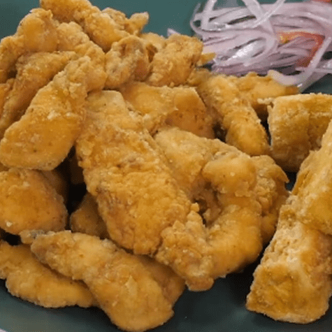 Chicharrón de pollo. Chicharrón de pollo.