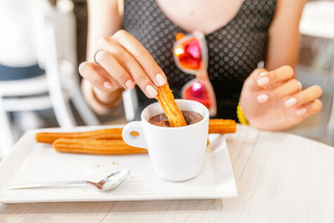 Churros saludables. Churros saludables.